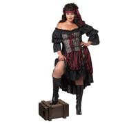 Womens Pirate Costume (Plus Size) - Dress 16 to 18