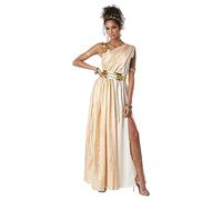 California Costumes Adult Golden Goddess, Cream/Gold, Medium