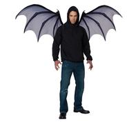 California Costumes Alas móviles, Gris/Negro, talla única