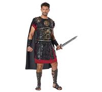 California Costumes, Roman Warrior, Adult,Black/Red,Small (38-40")