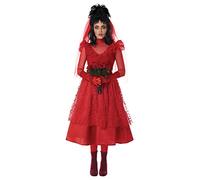 California Costumes Disfraz de Novia del Infierno de Halloween para mujer, rosso, M