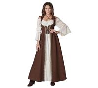 California Costumes Disfraz medieval para adulto (marrón), talla XS