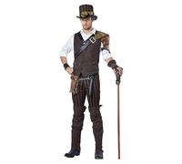 California Costumes Hombre Steampunk Adventurer - Coste para adultos, marrón, L