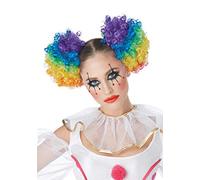 California Costumes Peluca estándar de payaso Rainbow Puffs