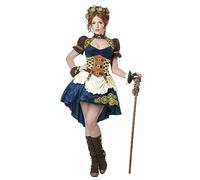 California Costumes Steampunk Fantasy Costume Disfraz de Adulto, Azul/marrón, S para Mujer