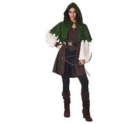 California Costumes Womens Legendary Robin Hood, Multi-colored, Large Size 10-12 US