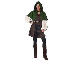 California Costumes Womens Legendary Robin Hood, Multi-colored, Large Size 10-12 US