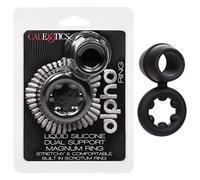 CALIFORNIA EXOTICS ALPHA DUAL MAGNUM RING NEGRO