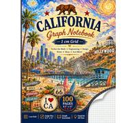 California Graph Notebook: 1 cm Grid: for Math, Engineering, Design, Notes, Ideas, and More