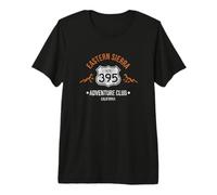California Highway 395 Eastern Sierra Senderismo Adventure Club Camiseta Premium