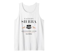 California Highway 395 Eastern Sierra Senderismo Adventure Club Camiseta sin Mangas