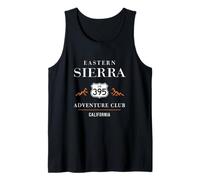 California Highway 395 Eastern Sierra Senderismo Adventure Club Camiseta sin Mangas