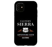California Highway 395 Eastern Sierra Senderismo Adventure Club Carcasa para iPhone 11