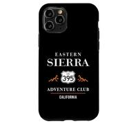 California Highway 395 Eastern Sierra Senderismo Adventure Club Carcasa para iPhone 11 Pro