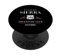 California Highway 395 Eastern Sierra Senderismo Adventure Club PopSockets PopGrip Adhesivo