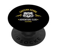 California Highway 395 Eastern Sierra Senderismo Adventure Club PopSockets PopGrip Adhesivo