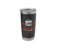 California Highway 395 Eastern Sierra Senderismo Adventure Club Vaso térmico de acero inoxidable de doble pared