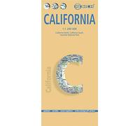 California, mapa de carreteras plastificado. Escala 1:1.200.000. Incluye Yosemite a escala 1:675.000. Borch.: California North, California South, Yosemite National Park (Borch Map)