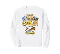 California o Busto 1849 Gold Rush Historia Sudadera