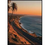 California - Pacific Coast Highway Inspired Notebook: College ruled notebook - Pacific Coast Highway, West Coast, PCH Highway 101. 8.5”x 11”, 160 pages…Great for school, work, or journals.
