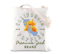 California Poppies Inspire - Bolsa de viaje para amantes de las flores del estado de California, Poppies-t Ca, INCHES