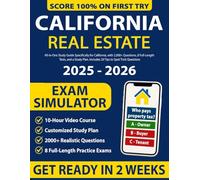 California Real Estate License Exam Prep: All-in-One Study Guide Specifically for California, with 2,000+ Questions, 8 Full-Length Tests, and a Study Plan. Includes 20 Tips to Spot Trick Questions