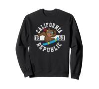 California Republic Bear Snowboarder Snowboard Snowboard Snowboard Sudadera