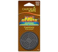 California Scents Ambientador de Coche Capistrano Coconut, Olor Coco Lata Ambientadora Freshened Desodorisant Lufterfrischer 6.8 x 6.8 x 3.8 cm; 42 gramos