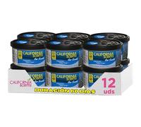 California Scents Ambientador de Coche con Fragancia, Olor y Esencias a Newport New Car, Olor a Aroma de Coche Nuevo, Pack de 12 Latas, 1 Unidad (Paquete de 12)