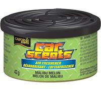 California Scents Ambientador de Coche en Lata - Fragancia Duradera de Melón (hasta 30 Días) - Control de Intensidad de Olor para un Ambiente Fresco y Personalizado en tu Coche, 42g