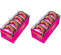 California Scents Ambientador de coche en Lata Premium - 4 Pack (Hasta 60 Días)- Fragancia Duradera de Cereza - Control de Intensidad de Olor para un Ambiente Fresco y Personalizado en tu Coche, 42g