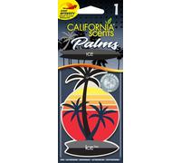 California Scents Ambientador de Coche - Papel en Forma de Palma - Aroma Intenso de Hielo - Fragancia Duradera y Versátil para Coche, Hogar u Oficina, Disfruta de una Experiencia Única
