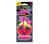 California Scents Palms Ambientadores para colgar para coche, aroma a cereza, juego de 6, olor a coche nuevo, fragancia fuerte de larga duración, elimina el olor