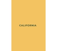 CALIFORNIA SIERRA GOLD - Premium Lined Journal | 6" x 9" | Soft Cover | 120+ Pages: A High-Quality Writing Notebook - Ideal for School, Work, or Thoughtful Gifts