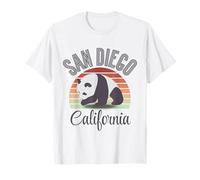 California State San Diego Retro Panda Zoo Camiseta