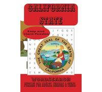 California State word search 6x9 Book.: California State Cities, wildlife and nature word search book.