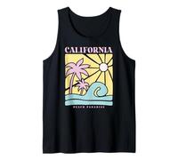 California Summer Sunshine Beach Paradise Summer Camiseta sin Mangas