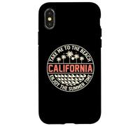 California Summer Vacation, Sunshine, Take me to The Beach Carcasa para iPhone X/XS