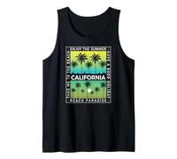 California Summer vibes Wave sunshine, Take me to the beach Camiseta sin Mangas