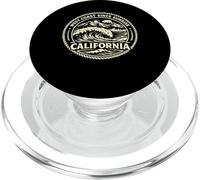 California Surf Oso Retro Vintage West Coast Since Sunrise PopSockets PopGrip para MagSafe