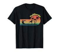 California Surfing Retro Vintage Camiseta
