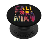 California Surfing Retro Vintage Surf Verano PopSockets PopGrip Adhesivo