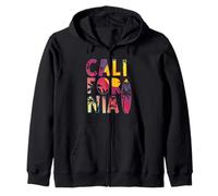 California Surfing Retro Vintage Surf Verano Sudadera con Capucha