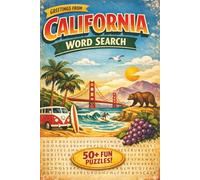 California Themed Word Search: Explore the Golden State with 55 Fun Word Search Puzzles
