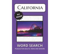 California Themed Word Search Puzzle Book: Word Searches with Easy-to-Read Print about California Landmarks, Food and More / 6x9 inches, 110 pages / ... Gifts for Vacation, Holidays and Free Time