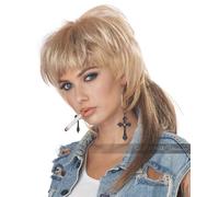 California Costumes La Peluca Adulto Femullet (Rubia) -Estándar