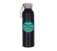 California United States Circle Badge - Botella de agua aislada, botella de agua de acero inoxidable