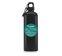 California United States Circle Badge - Botella de agua, botella de viaje, botella de deporte al aire libre