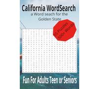 California Word Search: 55 Puzzles on regional and state interests, many topics from coastal of the valley to wine vineyard's this search covers them all.