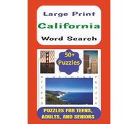 California Word Search Book: Easy to Read Word Search Puzzle Book about California, including Cities, Towns, and Words about California | LARGE PRINT, ... Puzzles... Gift for California Enthusiasts